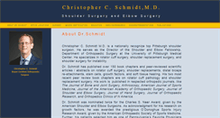 Desktop Screenshot of christophercschmidtmd.com